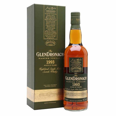 Buy The Glendronach 25 Years Master Vintage 1993 Online Singapore Ishopchangi