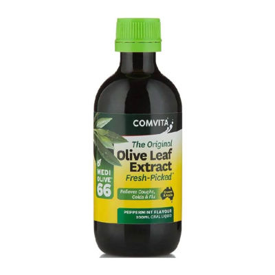 Buy Comvita Olive Leaf Extract Peppermint Flavor, 200 ml. Online in