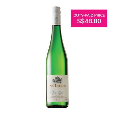 Buy Dr Loosen Blue Slate Riesling Kabinett White Wine 18 750ml 8 5 Online Singapore Ishopchangi