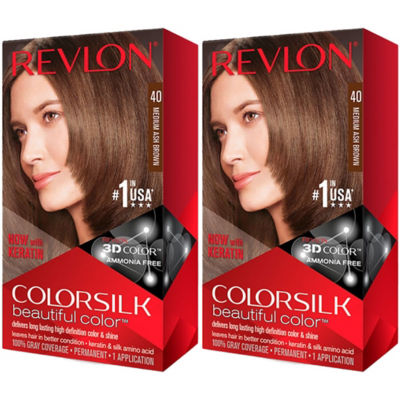 Buy Colorsilk 3d Hair Color Hair Dye 40 Medium Ash Brown Bundle Of 2 Online In Singapore Ishopchangi