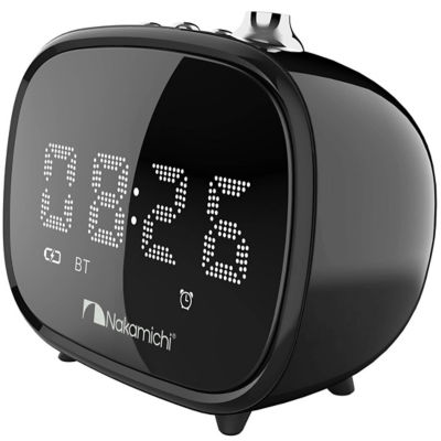 Buy Nakamichi CRK3 Portable Bluetooth Clock Radio Alarm Speaker Online