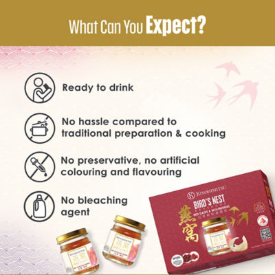 Buy [Bundle of 2] Kinohimitsu Bird's Nest with Red Dates & Wolfberries