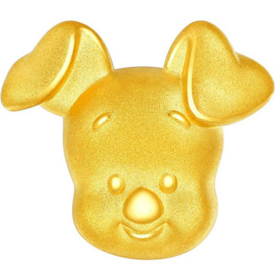 中国周大福限定chow tai fook 999足金24K うさぎ キーホルダー 2025年