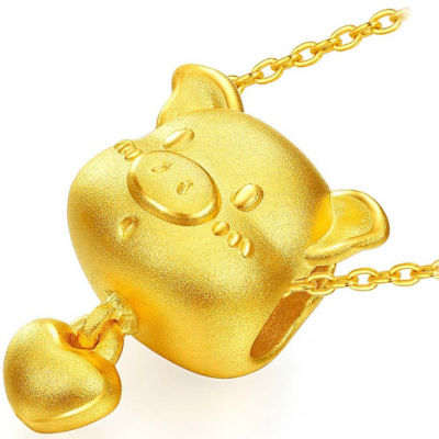 周大福999足金《12生肖》吊坠- 猪R18774 | iShopChangi