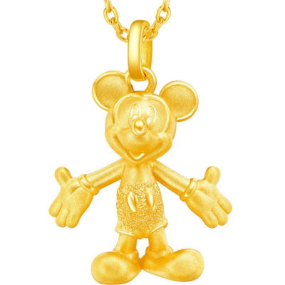 Mickey on sale gold pendant