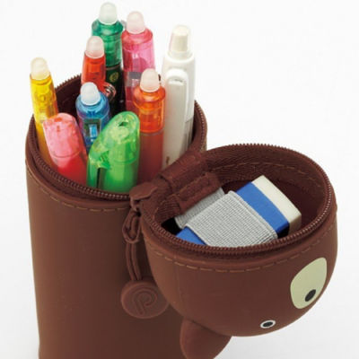 LIHIT LAB PUNILABO STAND PEN CASE - BLACK CAT 3