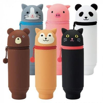 LIHIT LAB PUNILABO STAND PEN CASE - BLACK CAT 5