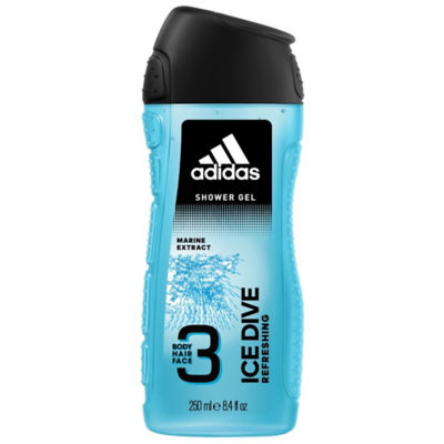 Buy Adidas 3 in 1 Shower Gel Ice Dive 250ml Online Singapore | iShopChangi