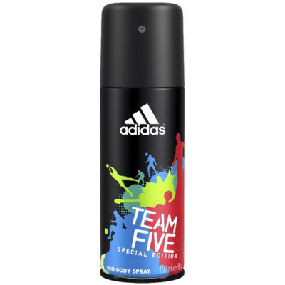 Buy Adidas Deodorant Body Spray Team Five for Men 150ml Online in