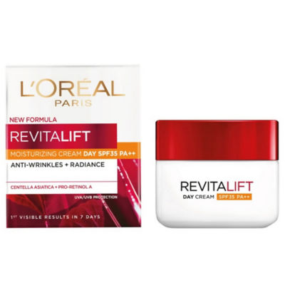 Buy L'Oreal Revitalift AntiWrinkles + Radiance Moisturizing Day Cream