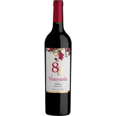 Buy 88 VINEYARDS MERLOT MEDIUM SWEET NV RED WINE 13 750ML Online