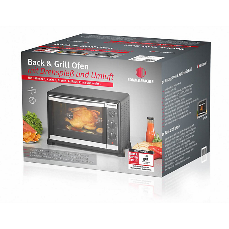 Buy Rommelsbacher BG 1550 Baking Oven & Rotisserie Grill Online in  Singapore | iShopChangi