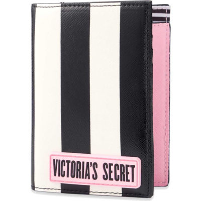 Buy VICTORIA'S SECRET Passport Cover Black And White Stripe in Singapore | iShopChangi