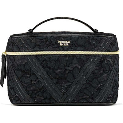 Buy VICTORIA'S SECRET Train Case Lace Black Online ...