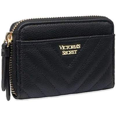 Buy VICTORIA'S SECRET Mini Wallet V-Quilt Black Online Singapore ...