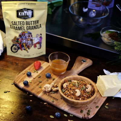 Buy KINTRY Salted Butter Caramel Granola 200g Halal Online ...