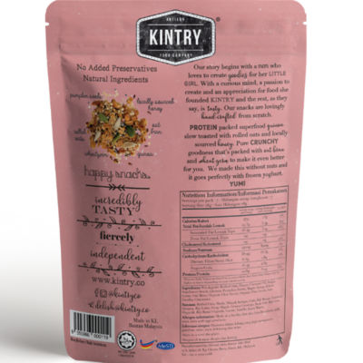 Buy Kintry Honey Quinoa Granola Without Nuts 200g Halal Online In Singapore Ishopchangi