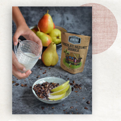 Buy [Bundle of 3] KINTRY Chocolate Hazelnut Granola (3 x 60g) Halal