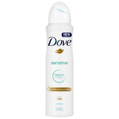 Aarzelen fax Fabel Buy Dove Deodorant Spray Sensitive 150ml Online in Singapore | iShopChangi