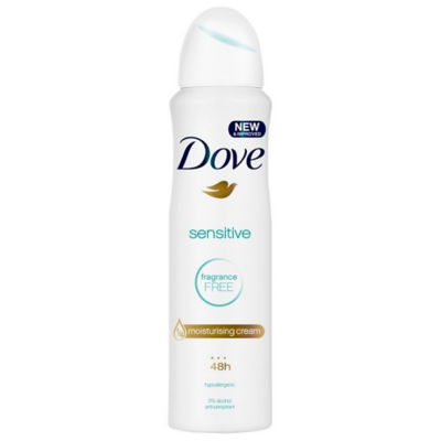 Buy Dove Deodorant Spray Sensitive 150ml Online in Singapore