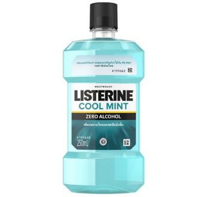 Listerine Mouthwash Cool Mint Zero Alcohol 250ml