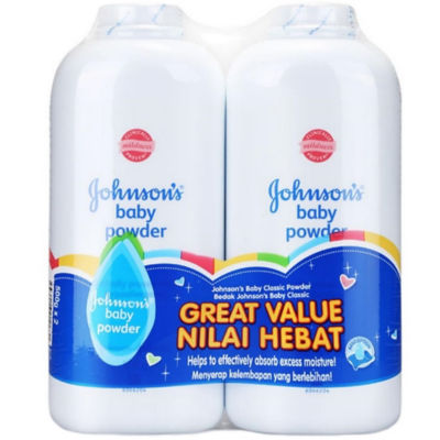 Buy Johnson Baby Powder Original 2x500G (white) Online in Singapore