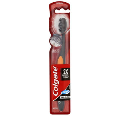 colgate 360 charcoal toothbrush replacement head