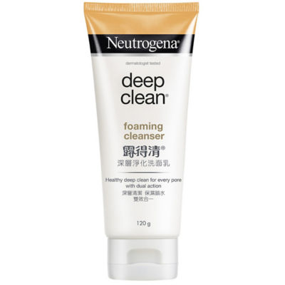 Buy Neutrogena Deep Clean Foaming Cleanser 120G Online in Singapore |  iShopChangi