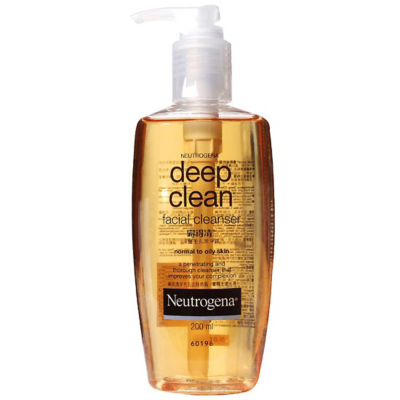 facial clean Neutrogena cleanser deep