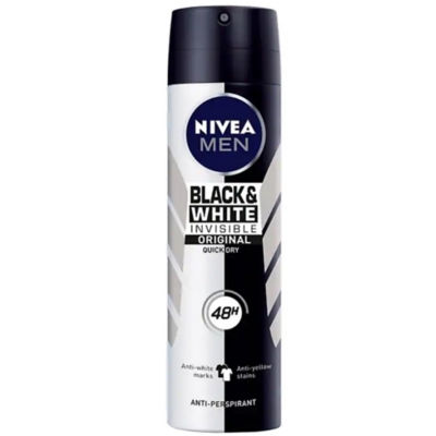 Traditie Patriottisch Samengroeiing Buy Nivea Deo Spray Invisible Black & White Original (M) 150ml Online in  Singapore | iShopChangi