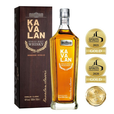 Buy KAVALAN CLASSIC SINGLE MALT WHISKY 1000ML 40% Online in