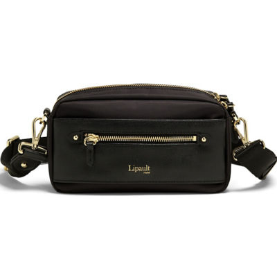 Buy LIPAULT PLUME AVENUE BELT BAG JET BLACK LIGHT GOLD Online in