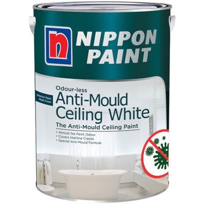 Buy Nippon  Paint  Odour less Anti Mould Ceiling White  5L 