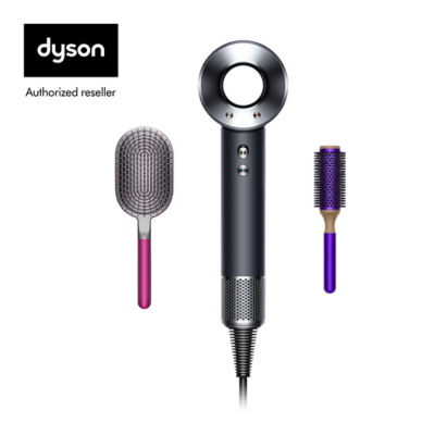 Dyson Supersonic™️ Hair Dryer HD03 with Paddle Brush and Black/Purple