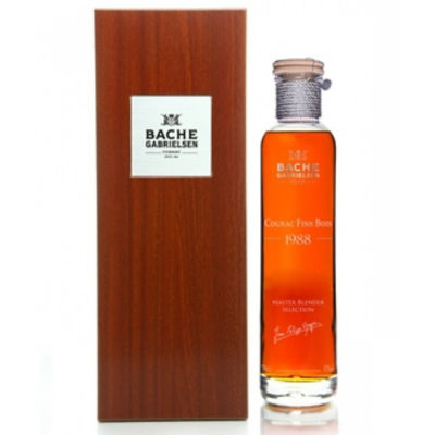 BACHE GABRIELSEN VINTAGE 1988 COGNAC FINS BOIS IN LUXURY GB 700ML 42%