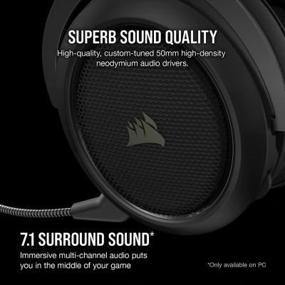 corsair hs70 pro wireless gaming headset carbon