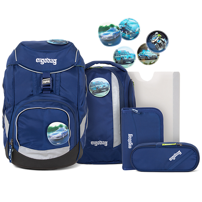 ergobag Mini Backpack Rucksack Tasche BlaulichtBär Blau Neu 
