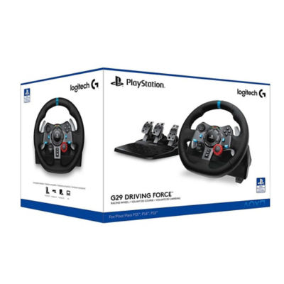 Logitech Driving Force G29 USB Racing Wheel Pedals PS4/PS3/PC Gaming  Playstation