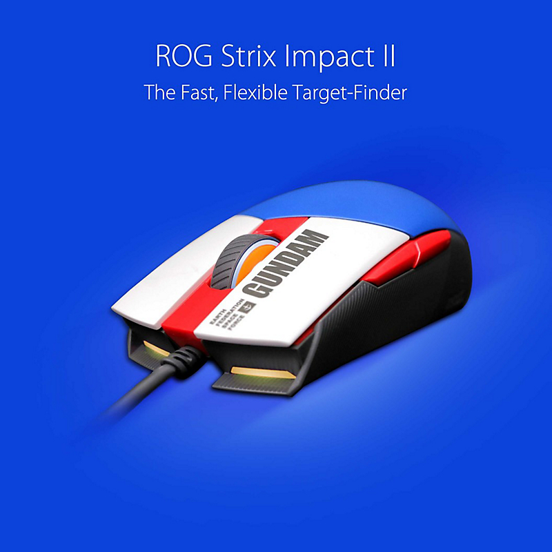 Buy Asus Rog Strix Impact Ii Gundam Edition Ergonomic Gaming Mouse Online Singapore Ishopchangi