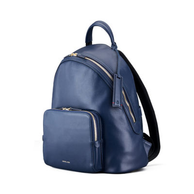 GNOME & BOW Athos Medium 11"iPad Tablet Travel Backpack Women (100% Genuine USA Nappa Leather) 2