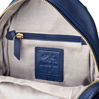 GNOME & BOW Athos Medium 11"iPad Tablet Travel Backpack Women (100% Genuine USA Nappa Leather) 8