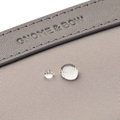 GNOME & BOW Athos Medium 11"iPad Tablet Travel Backpack Women (Lightweight Water Resistant Nylon / USA Nappa Leather) 11