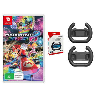 Buy Nintendo Switch Mario Kart 8 Deluxe with 2x Wheel Bundle