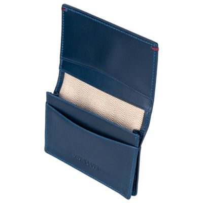 GNOME & BOW Gulliver Name Card Holder Wallet Women Men (100% Genuine USA Wax Leather / RFID Blocking) 2