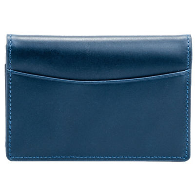 GNOME & BOW Gulliver Name Card Holder Wallet Women Men (100% Genuine USA Wax Leather / RFID Blocking) 3