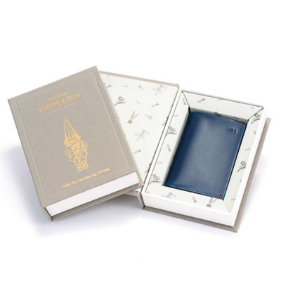 GNOME & BOW Gulliver Name Card Holder Wallet Women Men (100% Genuine USA Wax Leather / RFID Blocking) 5