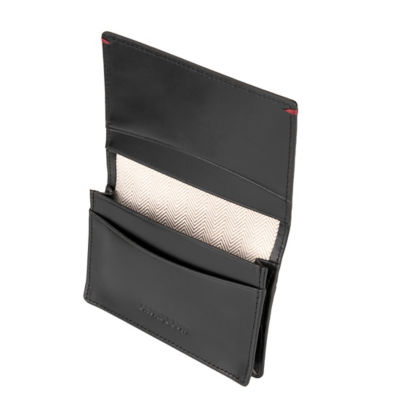 GNOME & BOW Gulliver Name Card Holder Wallet Women Men (100% Genuine USA Wax Leather / RFID Blocking) 2