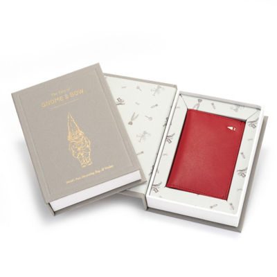 GNOME & BOW Gulliver Name Card Holder Wallet Women Men (100% Genuine USA Nappa Leather / RFID Blocking) 5