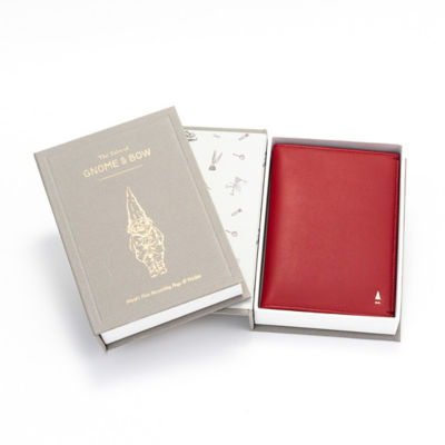 GNOME & BOW Gulliver Travel Passport Holder Women Men (100% Genuine USA Nappa Leather / RFID Blocking) 6
