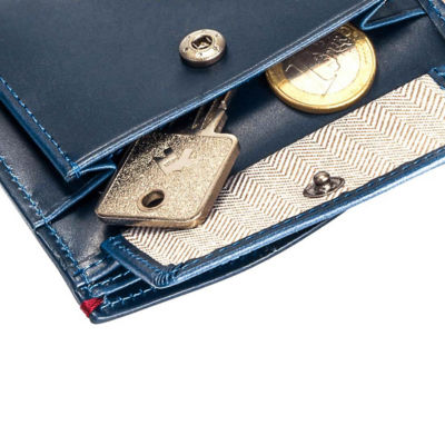 GNOME & BOW Gulliver Cash Coin Pouch Bifold Wallet Men (100% Genuine USA Wax Leather / RFID Blocking) 7